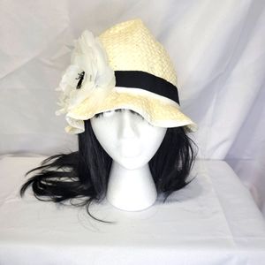 Cream Bouquet Cloche Hat Fair Weather Accesories